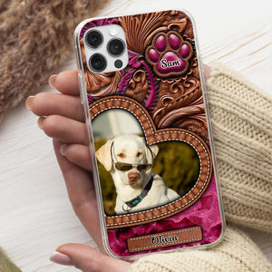 Custom Photo And Texts - Personalized Phone Case, Gift For Pet Lover