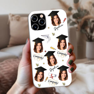 Custom Photo And Name Graduation Phone Case - Personalized Phone Case, Graduation Gift