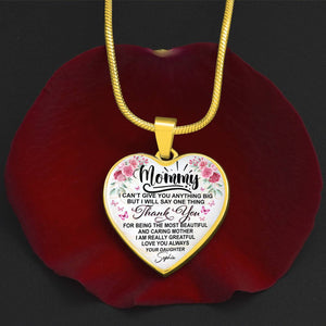 I Can't Give You Anything Big But I Will Say One Thing Thank You, Jewelry Gift - Personalized Necklace