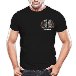 Bold & Free: Personalized U.S Veteran T-Shirt, Gift For Veterans - A Salute to Freedom