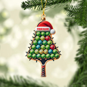 PickleBall Christmas Ornament, Personalized Ornament