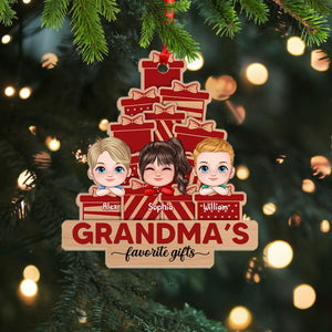 Favorite Gifts - Personalized Custom Shaped Wooden Ornament - Gift For Family