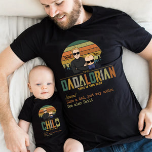 Personalized Dadalorion, Dad & Kid Shirt, Gift For Dad & Kid