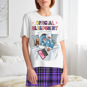 Official Sleepshirt Woman & Dogs- Custom Appearances And Names - Personalized Pajamas Pants