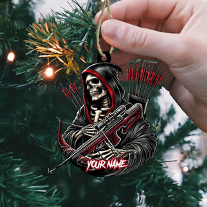 Death Archery Ornament, Personalized Ornament