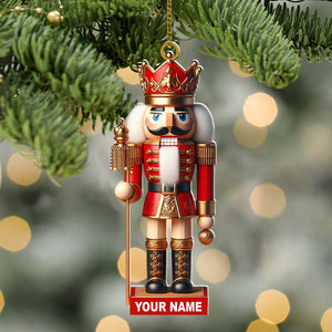 Nutcracker Christmas Ornament, Personalized Ornament