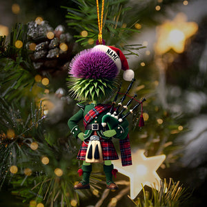 Prickly Hair Christmas Ornament, Personalized Ornament