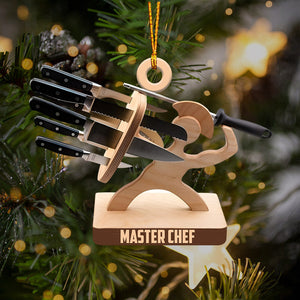 Master Chef Christmas Ornament, Personalized Ornament