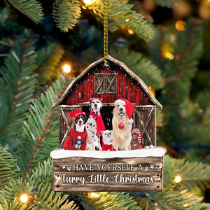 Pet House Christmas, Custom Photo And Quote - Personalized Custom Shaped Wooden Ornament - Gift For Pet Lover, Christmas Gift