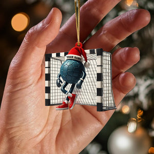 Goalkeeper Home Decor Christmas Ornament, Personalized Ornament