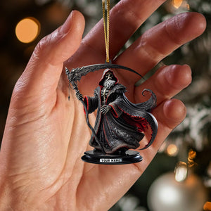 Death Christmas Home Decor Christmas Ornament, Personalized Ornament