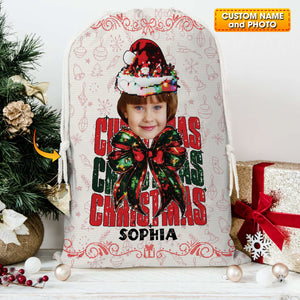 Christmas Kid Bag Personalized Christmas String Bag