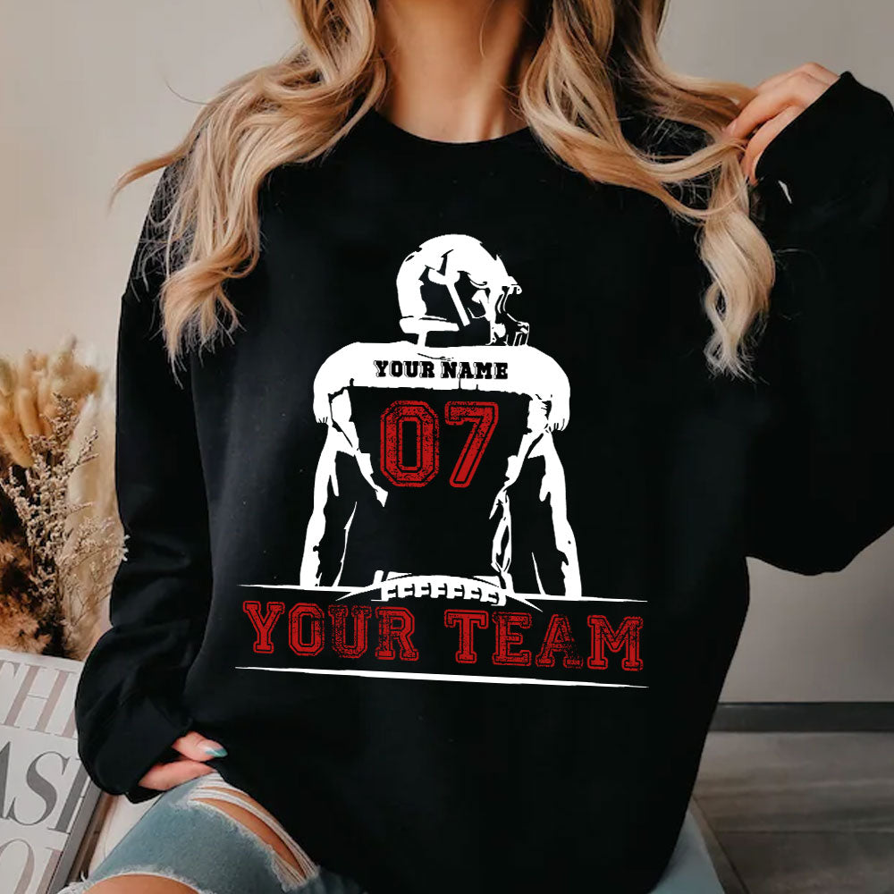 That's My Football Custom Name Number Shirt, Gift for Football Lover - Personalized Sweatshirt