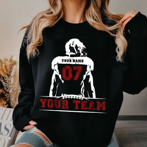 That's My Football Custom Name Number Shirt, Gift for Football Lover - Personalized Sweatshirt