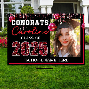 Congrats Graduation, Personalized Lawn Sign, Yard Sign, Gift For Graduation