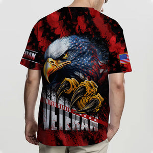 United States Veteran, Customized Text Polo Shirt, Gift For Veterans