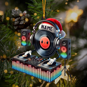 Musical Life DJ Christmas Ornament, Personalized Ornament