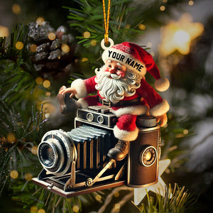 Photographer Christmas Home Decor Christmas Ornament, Personalized Ornament