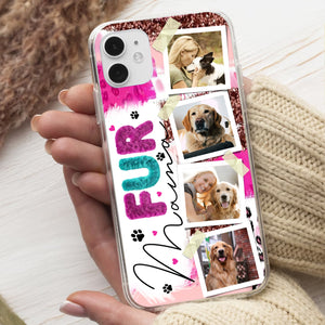 Pur Mama Pet 4 Photos - Custom Photo And Name - Personalized Phone Case, Gift For Pet Lover, Gift For Family