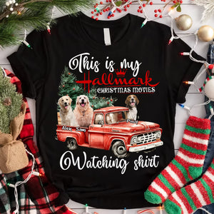 This Is My Hallmark Christmas Movie Watching Shirt - Custom Photo And Name - Personalized T-Shirt