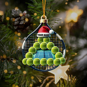 Tennis Balls Christmas Home Decor Christmas Ornament, Personalized Ornament