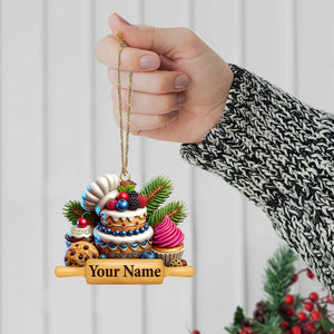 Custom Ornament, Sweet Cakes Ornament, Christmas Decor