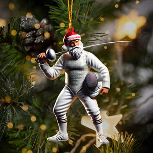 Fencing Christmas Ornament, Personalized Ornament