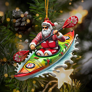 Kayak Christmas Home Decor Christmas Ornament, Personalized Ornament