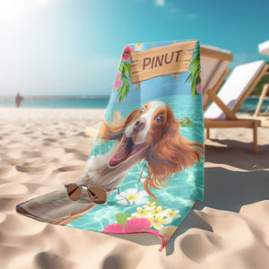 Personalized Custom Beach Towels - Embrace Summertime Bliss with our Vibrant Beach Towels