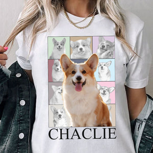 Custom Pet Photo And Name - Personalized T-Shirt - Gift For Pet Lover