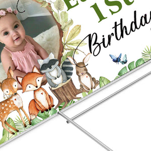 Personalized Baby Birthday Lawn Sign, Welcome To Baby Birthday, Gift For Birthday