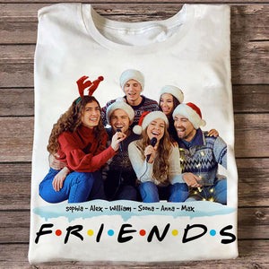 F.R.I.E.N.D - Custom Photo And Names - Personalized T-Shirt - Gift For Best Friend