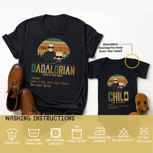 Personalized Dadalorion, Dad & Kid Shirt, Gift For Dad & Kid