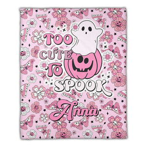 Basic Witch  - Custom Name And Quote - Personalized Fleece Blanket