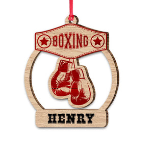 Custom Ornament, Boxing Ornament, Christmas Decor