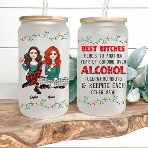 Novelty Gifts For Her - Personalized Glass Bottle, Frosted Bottle - Custom Appearances And Names