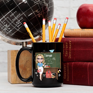 Personalized Doll Teacher Love Inspired Mug, Back To School, Gift For Teacher