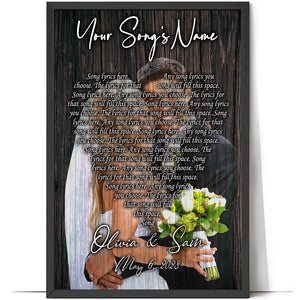 Personalized Canvas, Song Canvas, Couple Canvas, Gift For Lovers