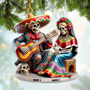 Dia De Los Muertos Home Decor Christmas Ornament, Personalized Ornament