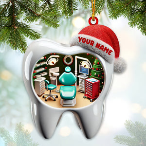 Dentistry Christmas Home Decor Christmas Ornament, Personalized Ornament