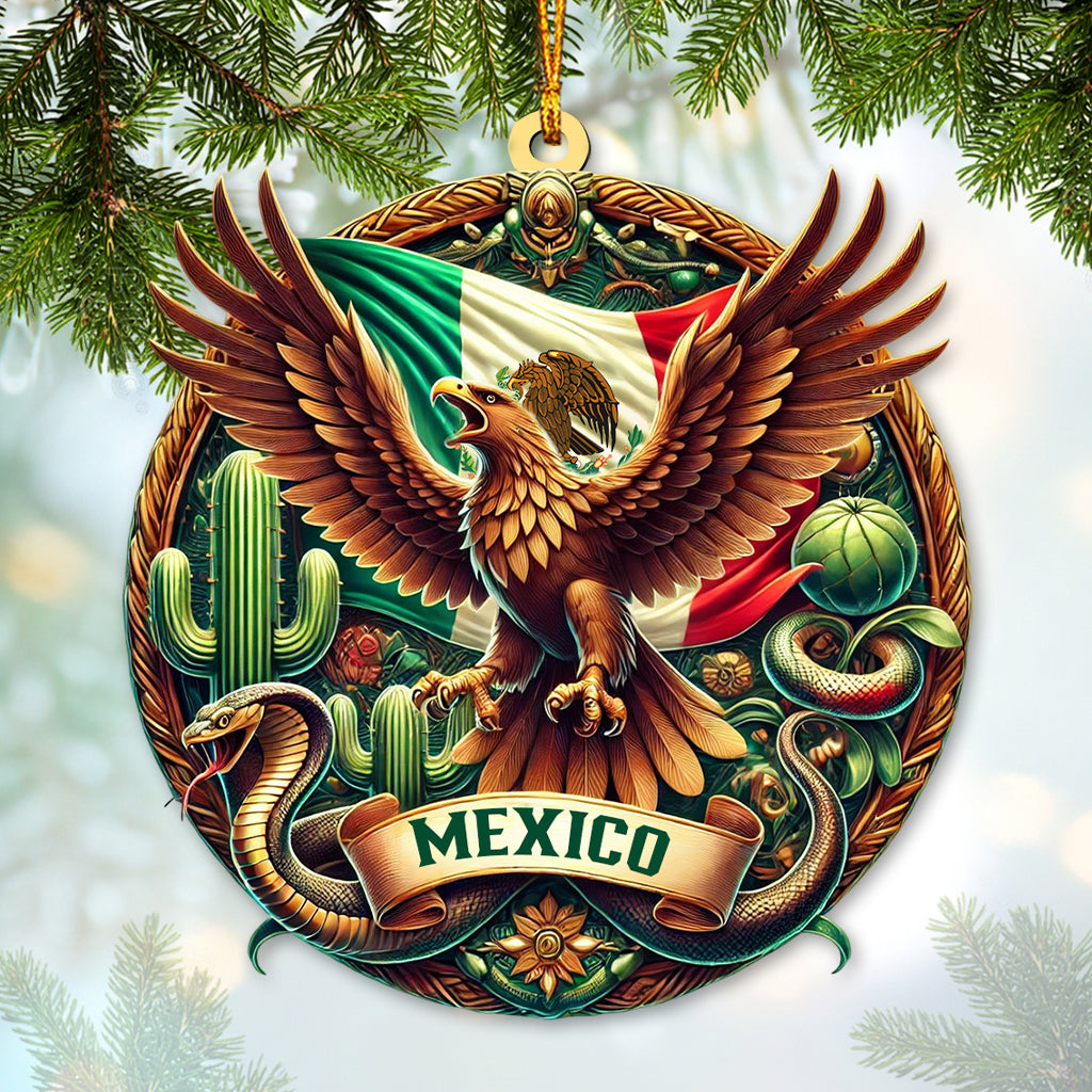 Custom Name Mexico Ornament, Christmas Gift for Mexico Lover