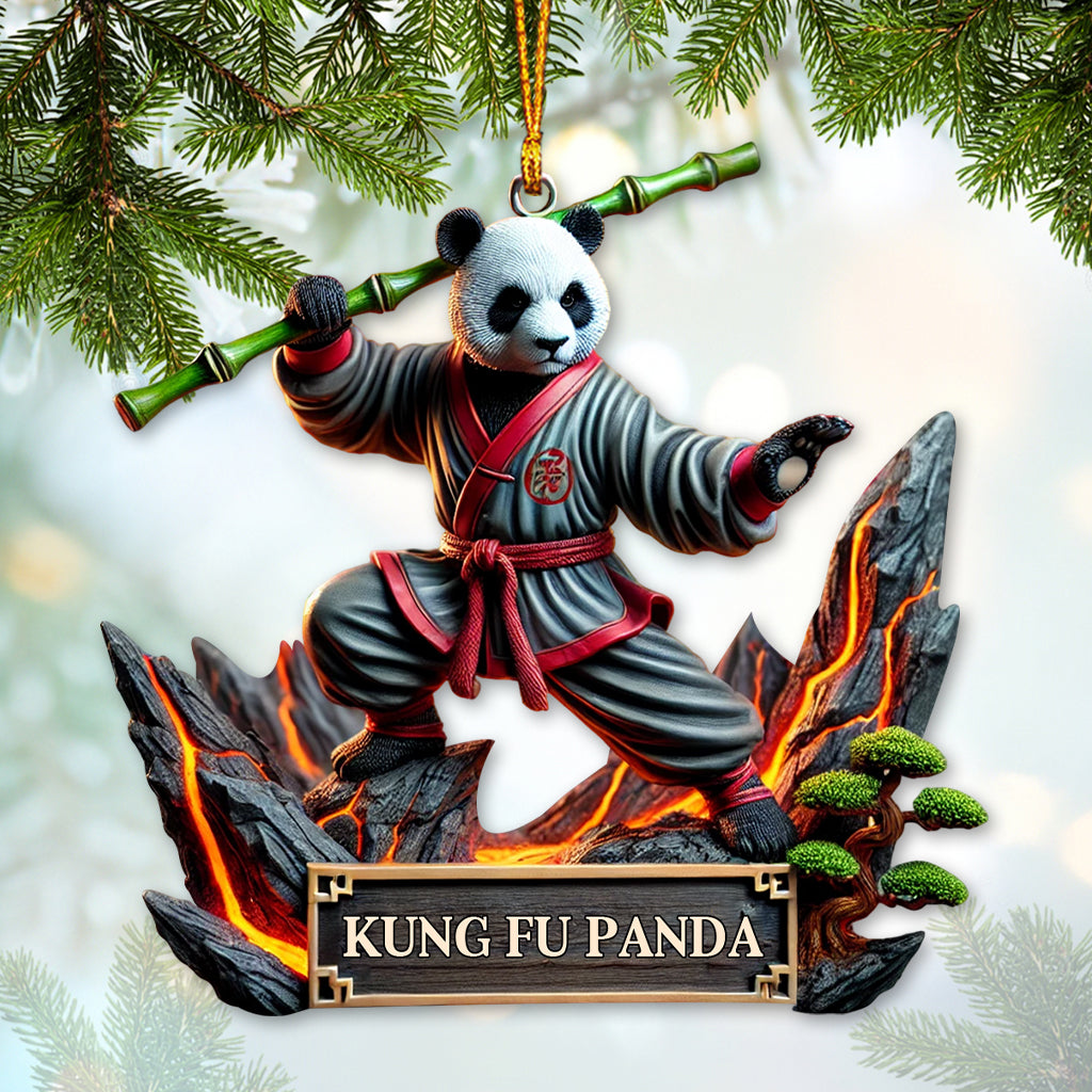 Custom Ornament, Kung Fu Panda Ornament, Christmas Decor