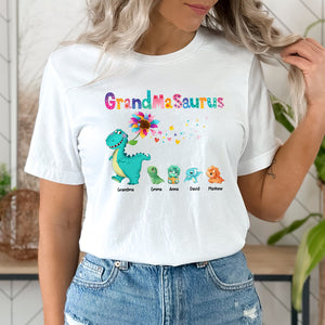 Family Dinosaurus - Custom Appearances And Names - Personalized T-Shirt - Family Gift