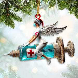 Nurse Christmas Home Decor Christmas Ornament, Personalized Ornament