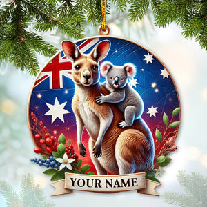 Custom Name Australia Ornament