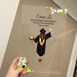 Congratulations On Graduating, Custom Appearance And Texts - Personalized Acrylic Plaque