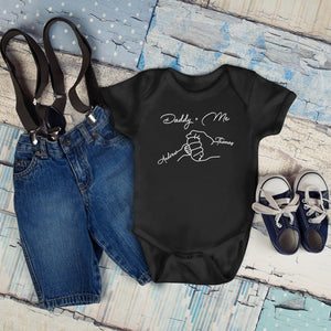 Punch, Daddy And Me - Personalized Daddy & Baby Shirt, Gift For Family