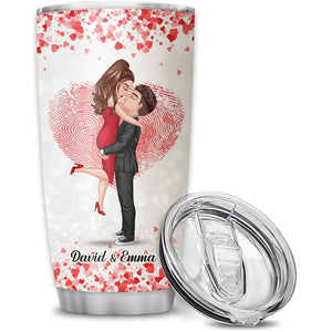 You'll Forever Be My Always, Custom Appearances And Names, Personalized Tumbler, Gift For Couple