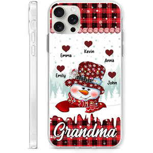 Heart Color Family Christmas Gift - Custom Names - Personalized Phone Case, Christmas Gift, Gift For Family