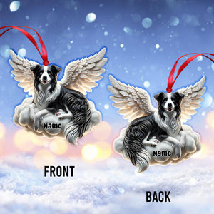 Dog Angel Christmas Home Decor Christmas Ornament, Personalized Ornament